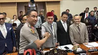 Komjen Pol Suyudi Ario Seto saat uji kelayakan dan kepatutan calon Kapolri di Komisi III DPR, Kamis (1/10/2026).