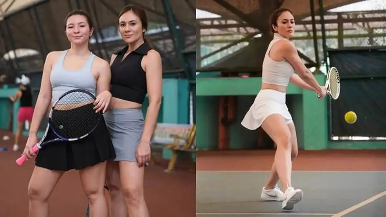 Kompak Bareng Shalom, Ini 7 Potret Wulan Guritno Saat Main Tenis