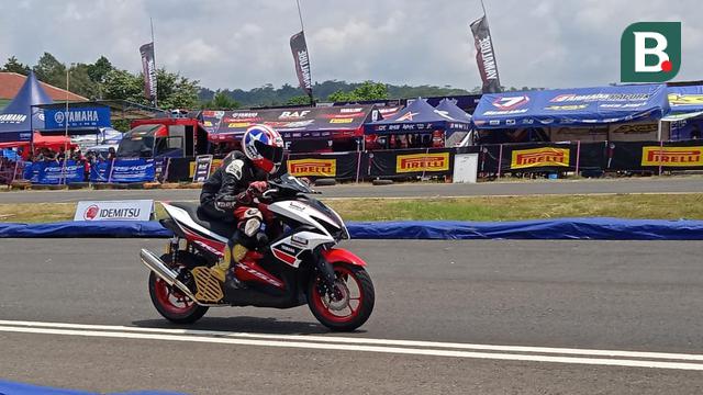 Pembalap Gunakan Yamaha Aerox di seri 1 Yamaha Cup Race 2020 di Sirkuit Boyolali