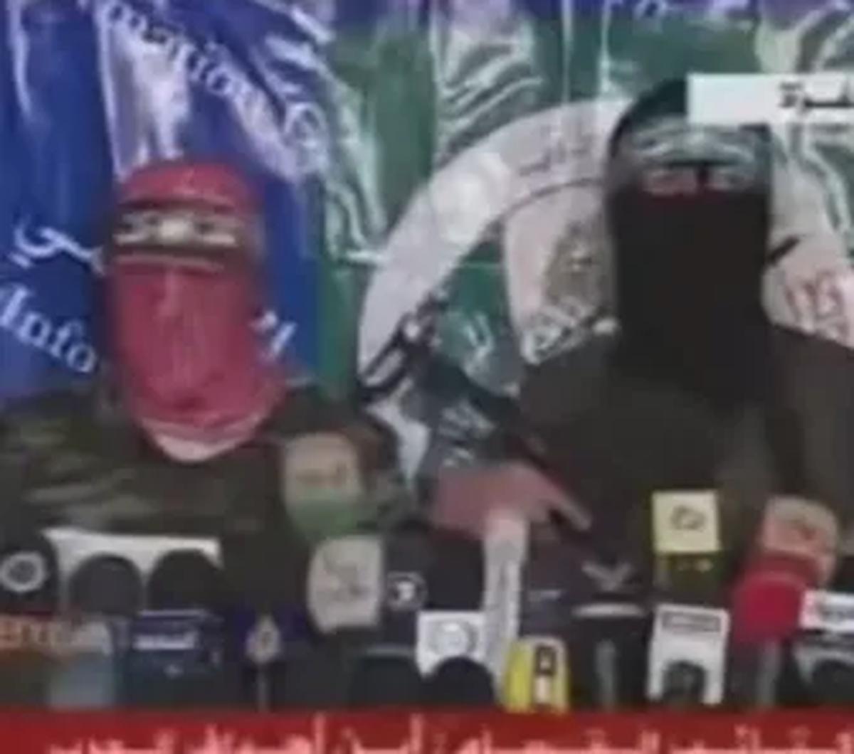 Pemilik akun X @jacksonhinklle membagikan sebuah video yang memperlihatkan&nbsp;Juru bicara Brigade Al Qassam  Abu Ubaidah mengatakan kepengecutan prajurit Israel. <br>