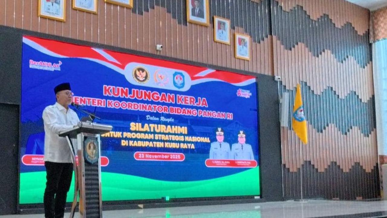 Menko Pangan Ajak Sukseskan Program Makan Bergizi Gratis, Dorong Ekonomi Rakyat
