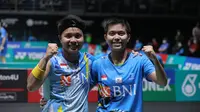Ganda putri Indonesia Apriyani Rahayu/Siti Fadia Silva Ramadhanti lolos ke final Malaysia Open 2022. (foto: PBSI)