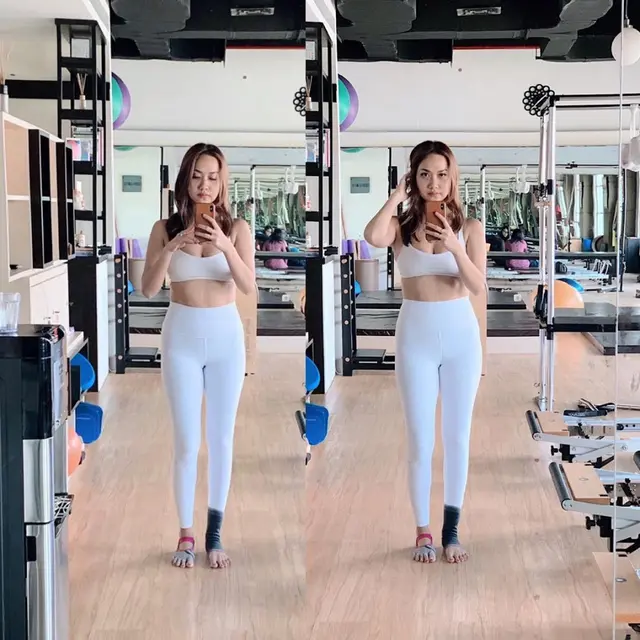 Bugar di Usia 38 Tahun, Ini 6 Potret BCL saat Latihan Pilates