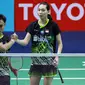 Ganda campuran IndonesuaHafiz Faizal/Gloria Emanuelle Widjaja pada babak pertama Thailand Masters 2020, Rabu (22/1/2020). (PBSI)