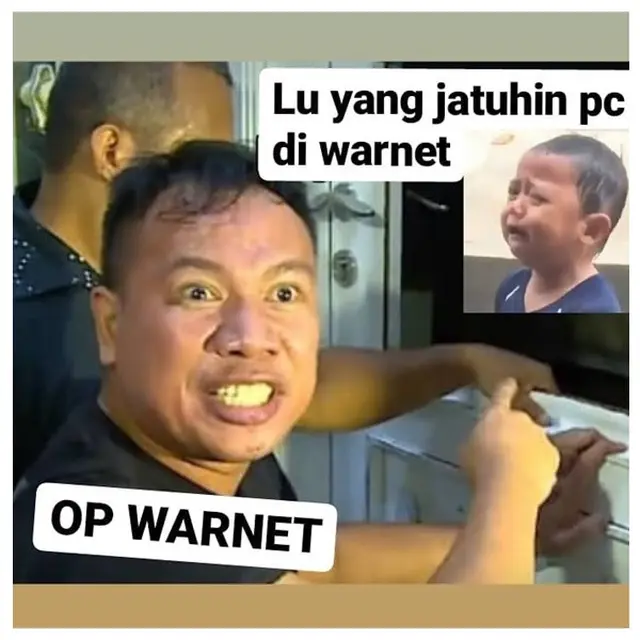 7 Meme Momen Bocah Main di Warnet Ini Bikin Tepuk Jidat