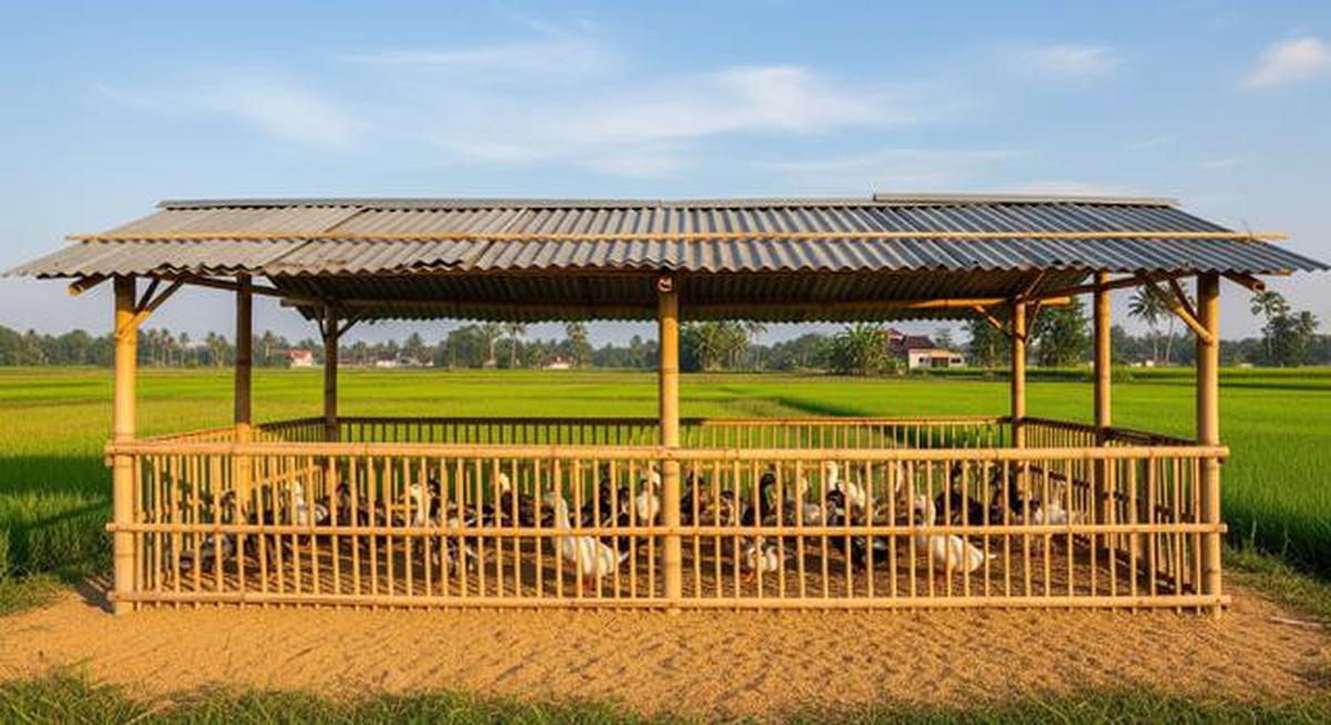 7 Tips Ternak Bebek Petelur dengan Kandang dari Bambu dan Seng Bekas, Telur Bisa untuk Dapur dan Dijual