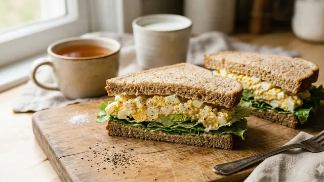 Sandwich Telur (Foto: Gemini AI)