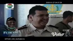 Untuk mengantisipasi masuknya virus corona ke Jatim, Gubernur Jawa Timur Khofifah Indar Parawansa mengambil langkah antisipatif dengan meninjau kesiapan petugas dan alat Tim Kesehatan imigrasi di Bandara Internasional Juanda di Terminal 2, Sidoarjo, ...