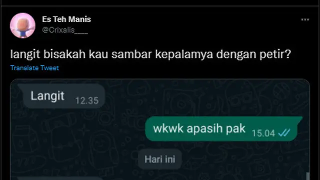 Keinginannya Aneh-Aneh, 6 Curhatan Warganet ke Langit Ini Kocak Banget