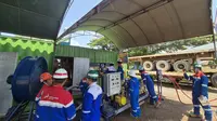 PT Gagas Energi Indonesia (PGN Gagas) dan PT Pertamina Drilling Services Indonesia (Pertamina Drilling) saling bekerjasama menerapkan teknologi dual fuel pada operasi pengeboran minyak. Dok