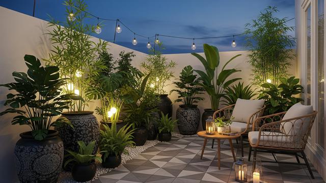 Taman Mini di Teras Ubin