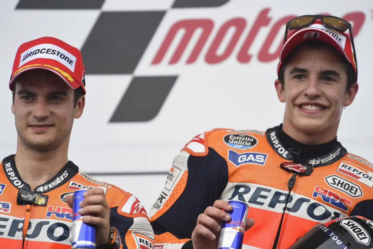 Dani Pedrosa  dan Marc Marquez