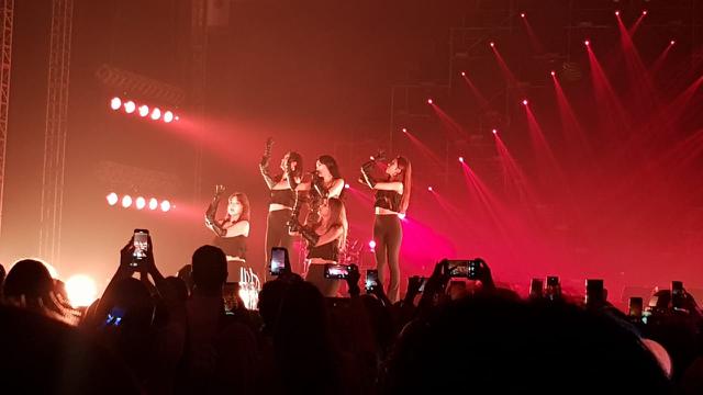 Tiffany Young di Super K-Pop Festival Indonesia 2019 hari pertama.