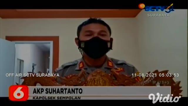 Kapolsek Sempolan, AKP Suhartanto memberi peringatan keras kepada warga Desa Sumberjati, Kecamatan Silo, Jember pada Senin (09/8) sore. Puluhan warga yang sedang mengikuti jalannya turnamen bola kasti dibubarkan Satgas Covid-19.
