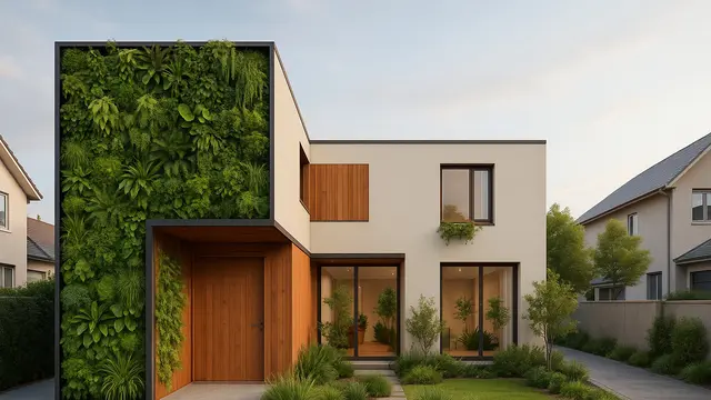 Desain Rumah L‑Shape Untuk Lahan Sempit/Ilustrasi Gambar Oleh AI