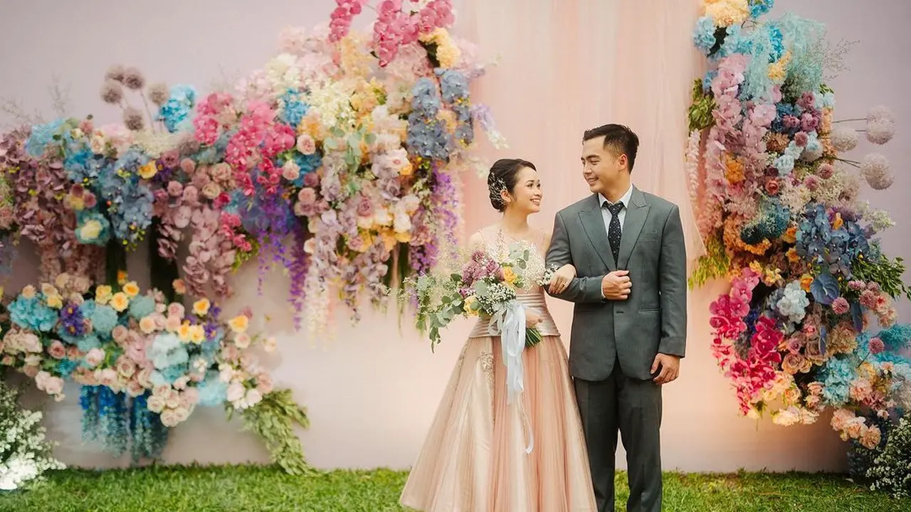 Acara tunangan Gritte Agatha dan Arif Hidayat (Foto: instagram @sincerastory @clvns @levanacy)