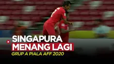 Berita video highlights kemenangan Singapura atas Filipina dengan skor 2-1 di Grup A Piala AFF 2020, Rabu (8/12/2021).