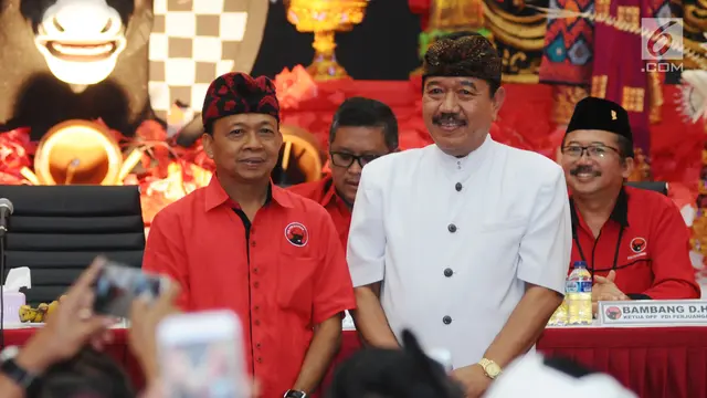 PDIP Usung I Wayan Koster dan Oka Arthadan di Pilgub Bali