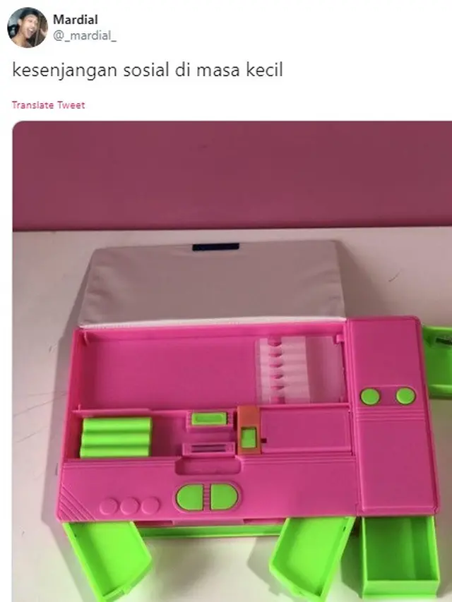 benda jadul jaman sekolah