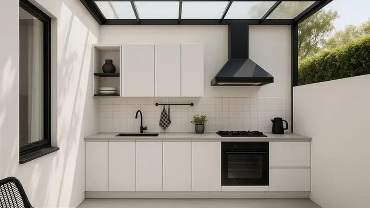 10 Model Dapur Semi Outdoor Belakang Rumah 2025, Nyaman Buat Masak