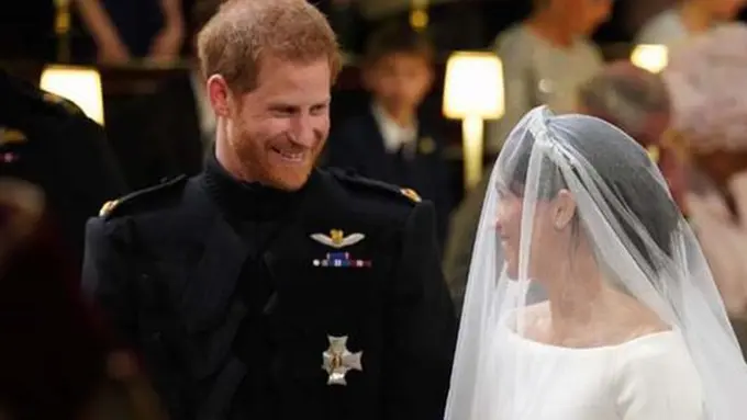 Royal Wedding Pangeran Harry dan Meghan Markle (FOTO: AFP/Dominic Lipinski)