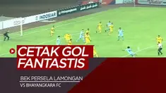 Berita video momen gol fantastis bek Persela Lamongan, Mochammad Zaenuri, ke gawang Bhayangkara FC dalam lanjutan Shopee Liga 1 2019, Rabu (26/6/2019).