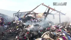 Kebakaran besar terjadi di sebuah pasar terkemuka di ibukota Haiti, Port-au-Prince.