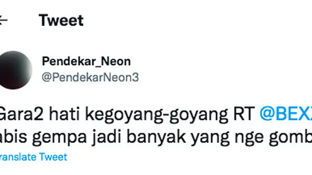 8 Twit Kocak Tentang Gempa Jadi Ajang Hubungin Mantan Pacar