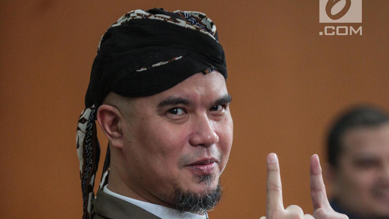 Gaya Ahmad Dhani Saat Sidang Kasus Ujaran Kebencian