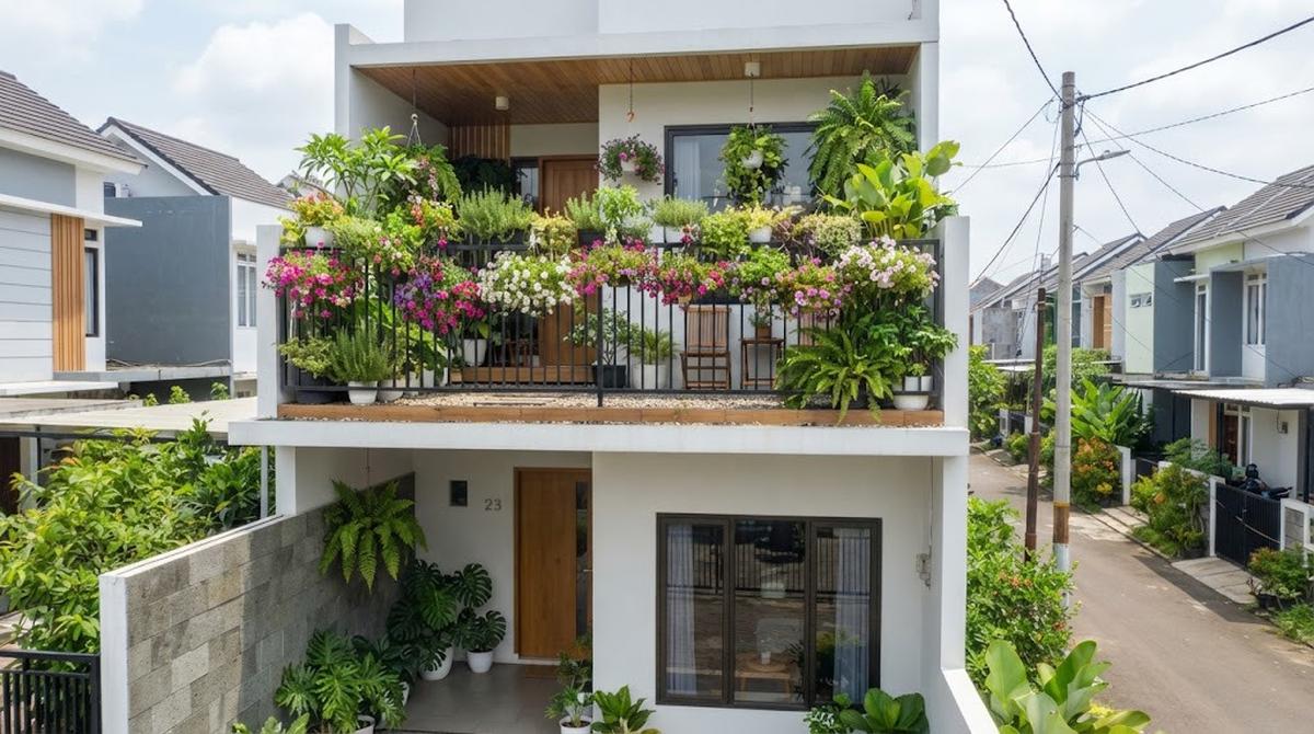 Desain Rumah Sempit Tapi Tetap Punya Taman