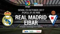 La Liga 2017-2018 Real Madrid Vs Eibar (Bola.com/Adreanus Titus)