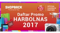Anda dapat dengan mudah menemukan berbagai promo dan diskon Harbolnas dari eCommerce favorit yang turut berpartisipasi melalui ShopBack.