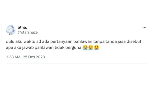 6 Cerita Netizen Jawab Soal Ulangan ketika Duduk di Bangku SD Ini Kocak