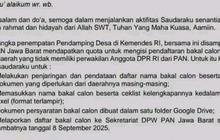 Beredar Surat Kuota Calon Pendamping Desa di Kemendes, Begini Bantahan DPW PAN Jabar