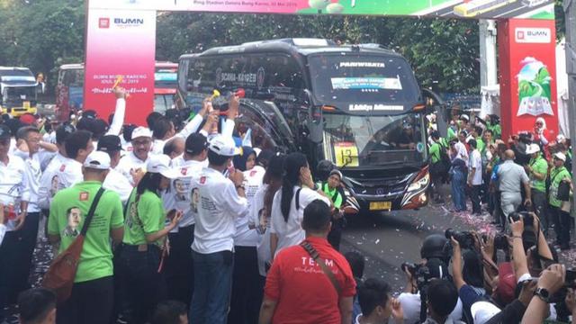 Bukit Asam Berangkatkan 2.628 Pemudik ke Kampung Halaman