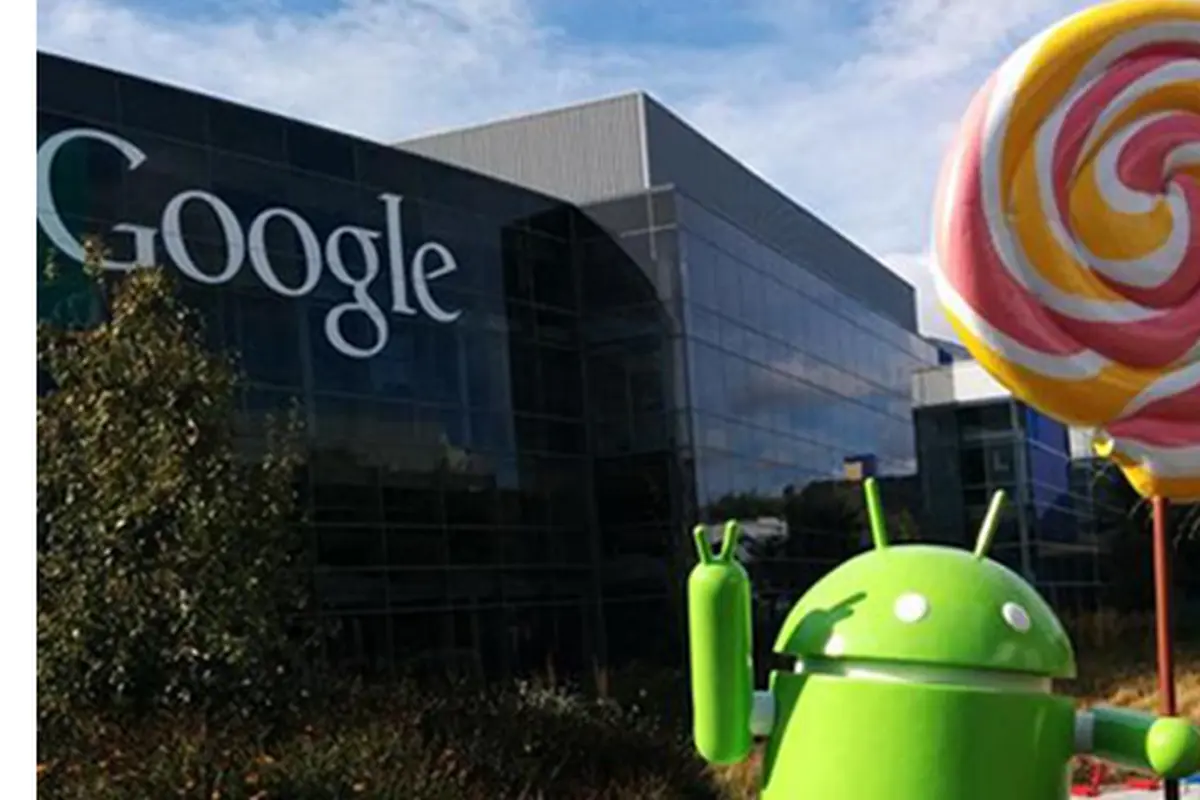 Patung Android Lollipop Hiasi Halaman Kantor Google