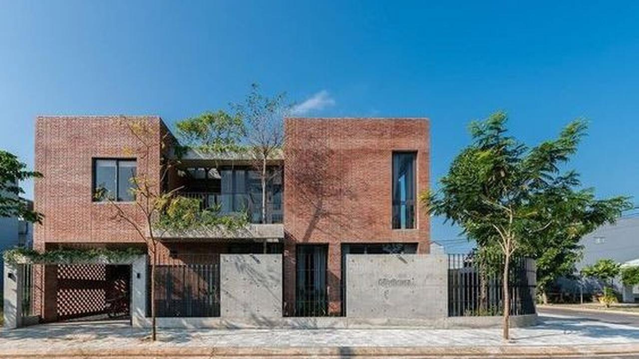 1. Rumah Bata Minimalis Berkonsep Modern