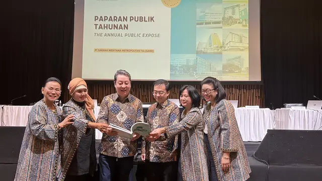Paparan publik PT Sarana Meditama Metropolitan Tbk (SAME), Selasa (13/6/2023). (Foto: Liputan6.com/Elga N)