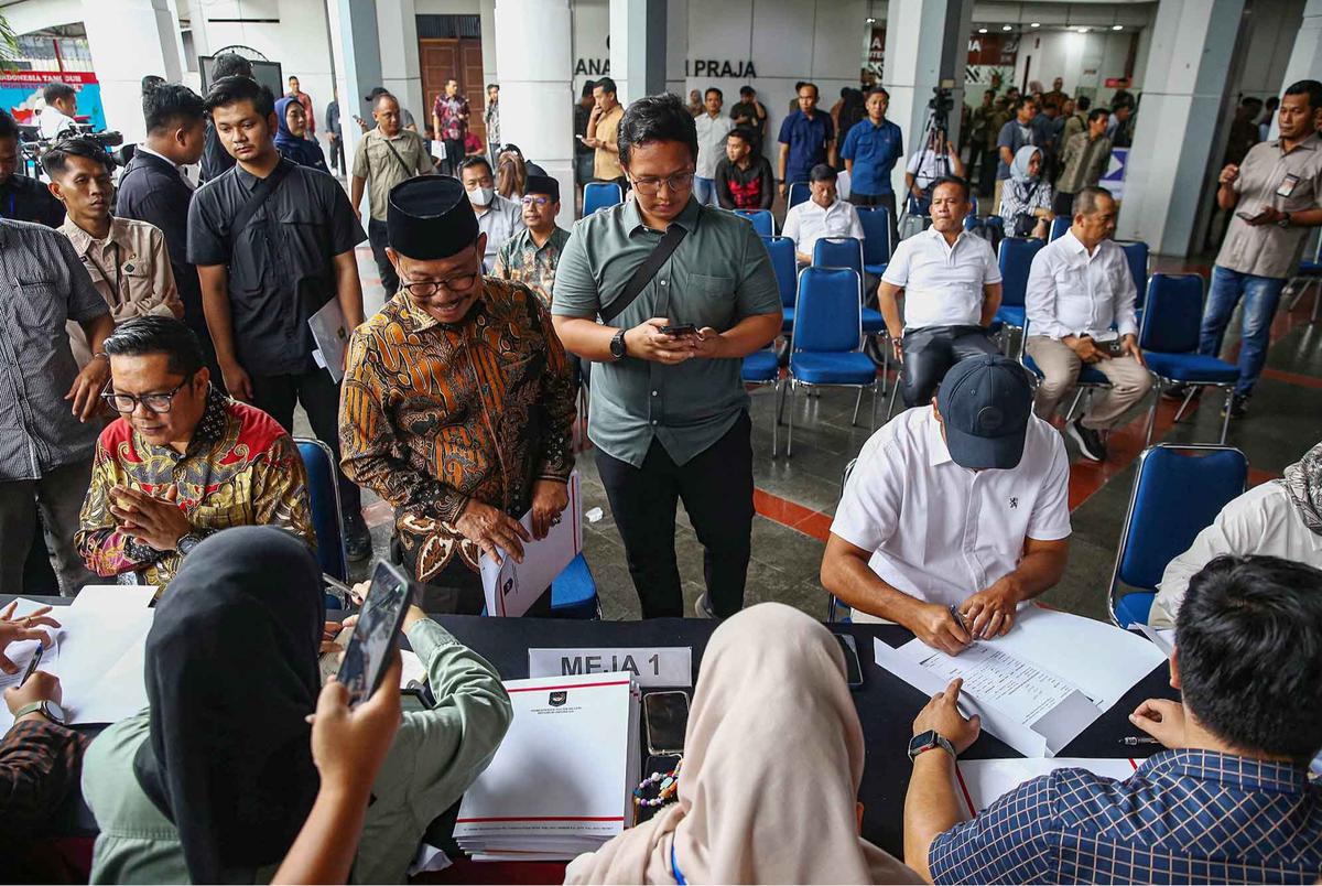 FOTO: Pemeriksaan Kesehatan dan Pengambilan Tanda Pangkat Kepala Daerah Terpilih Hasil Pilkada 2024