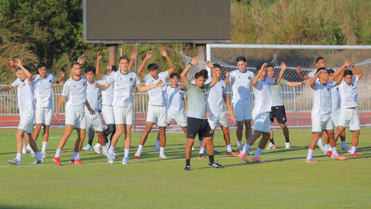 FOTO: Timnas Indonesia U-22 Matangkan Persiapan Jelang Laga Perdana SEA Games 2025
