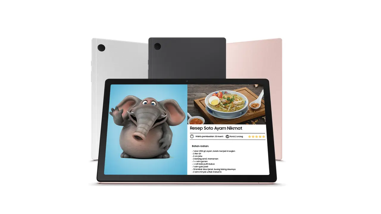 Tablet Terbaru Galaxy Tab A8 yang Aman Digunakan Anak-Anak