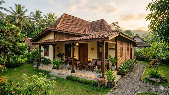 Model Rumah Sederhana Tapi Terlihat Mewah di Kampung