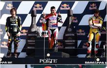 FOTO: Raih Kemenangan Sempurna di MotoGP San Marino, Jorge Martin Bikin Bagnaia dan Bezzecchi Kesulitan Menyalip hingga Marquez Finis ke-7