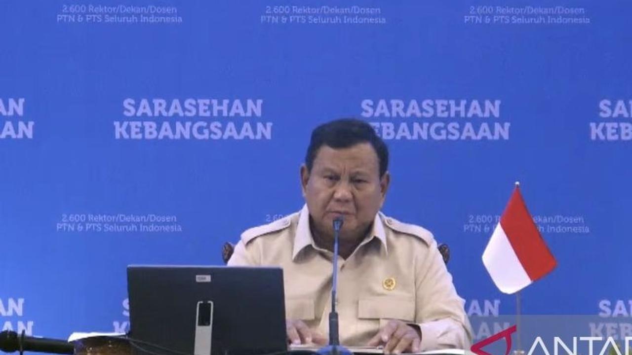 Presiden Prabowo Tegaskan Perguruan Tinggi Adalah Tempat Adu Gagasan, Bukan Pertentangan