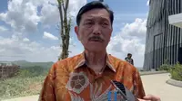 Menteri Koordinator Maritim dan Investasi, Luhut Binsar Pandjaitan usai menghadiri sidang kabinet paripurna terakhir yang digelar di Istana Garuda, Ibu Kota Nusantara (IKN), Kalimantan Timur. (Dok. Istimewa)