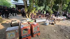 Razia Besar, Polisi Gerebek 9 Sarang Narkoba di Sumut