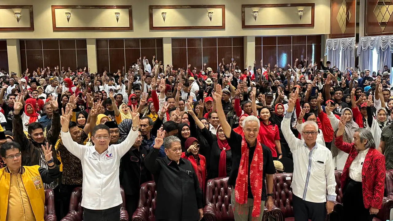 Ganjar Pranowo Kampanye di Palu Sulteng