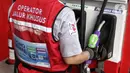 BBM yang merupakan campuran antara Pertamax dan etanol 5% ini memiliki RON 95 yang merupakan wujud upaya Pertamina mendukung program pemerintah menuju transisi energi. (Liputan6.com/Angga Yuniar)