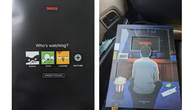 Buku Tahunan Netflix (Foto: Twitter @IrsyadFauz)