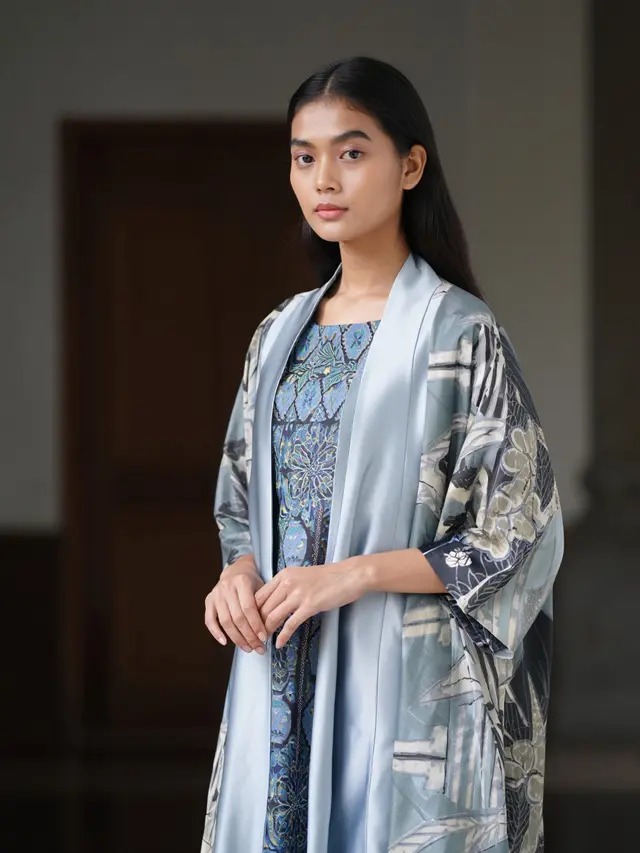 Model Batik Kombinasi Satin Modern Terbaru